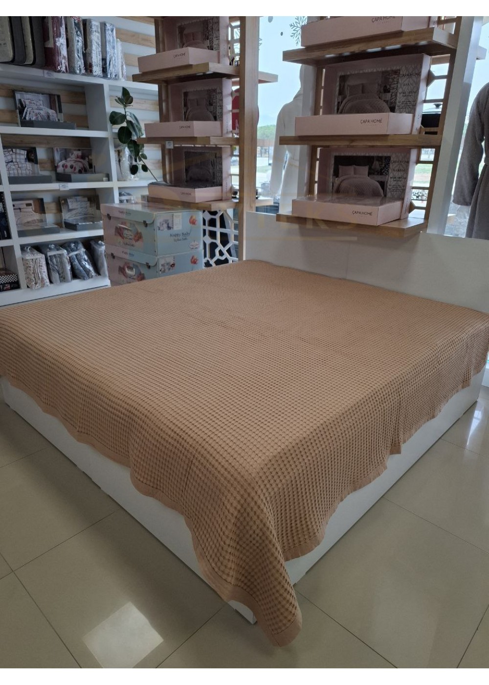 ETEHOMETEX HAVUZLU PİKE ÇİFT KİŞİLİK 220X240CM BEJ 8696474231656 ETEHOMETEX HAVUZLU PİKE ÇİFT KİŞİLİK 220X240CM BEJ 8696474231656